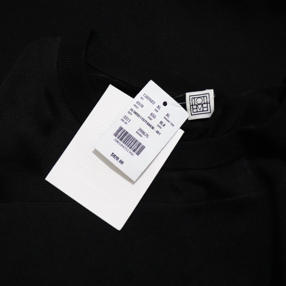 Toteme Semi-Sheer Knit Cocktail Dress - Picture 5 of 9